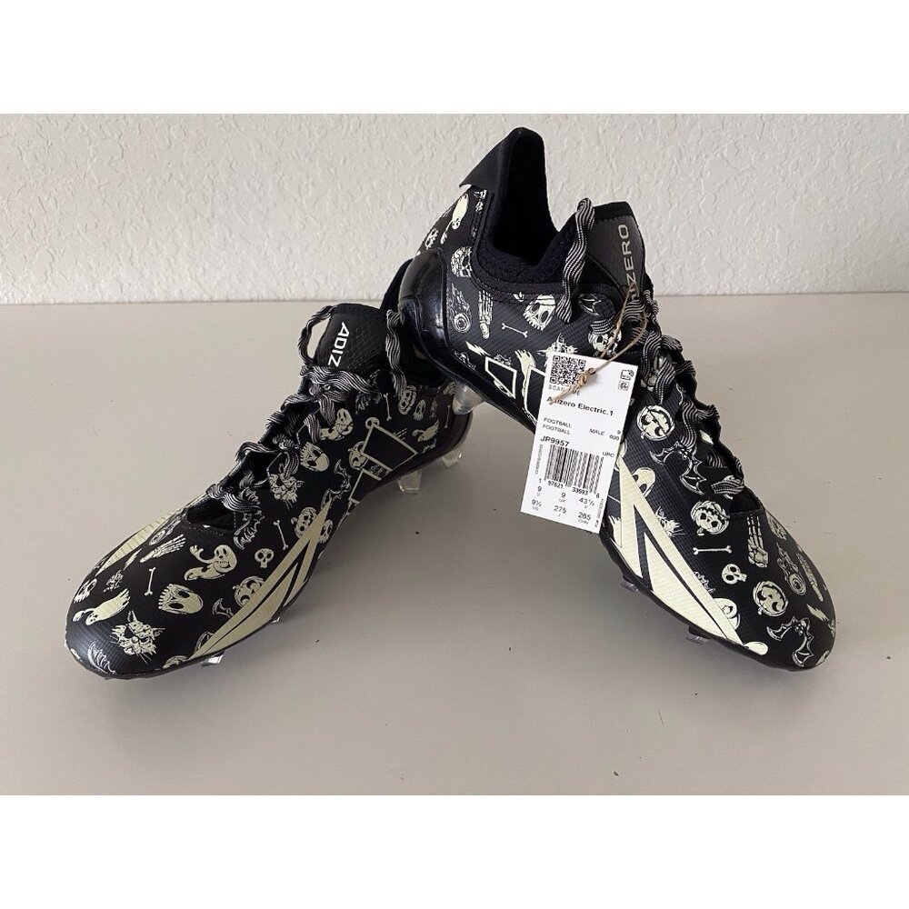 Adidas Football Cleats Adizero Electric.1 Halloween Glow In Dark JP9957 Men 9.5
